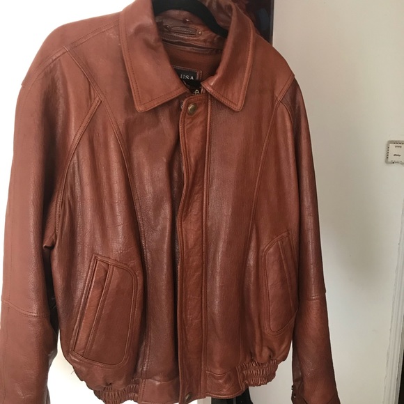 Exit USA Leather Jacket - Picture 1 of 5
